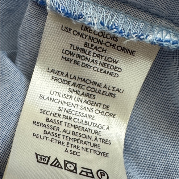 We The Free Tommy Oxford Shirt in blue XS - Picture 6 of 7